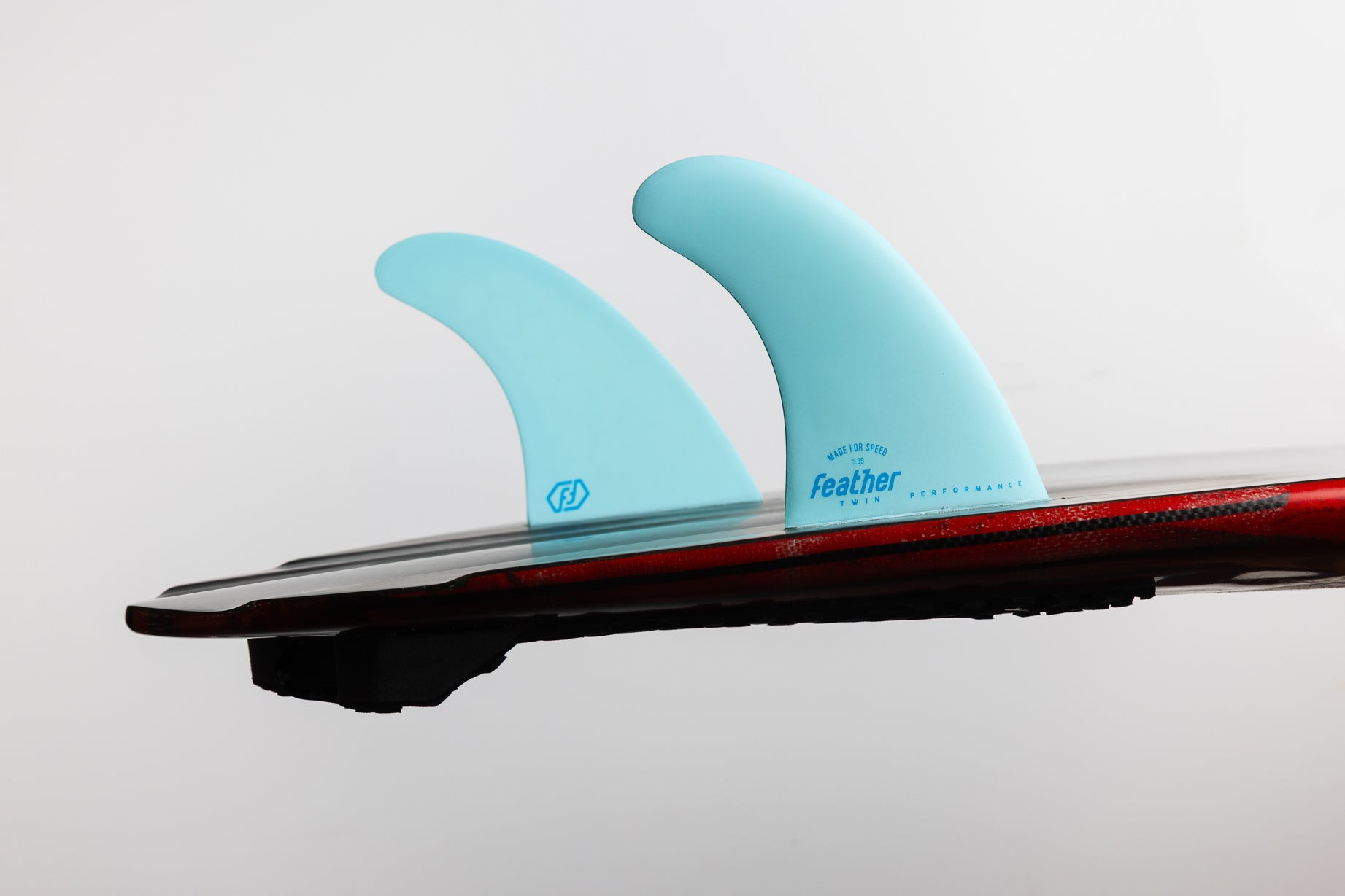 PERFORMANCE TWIN FIN TURQUOISE.