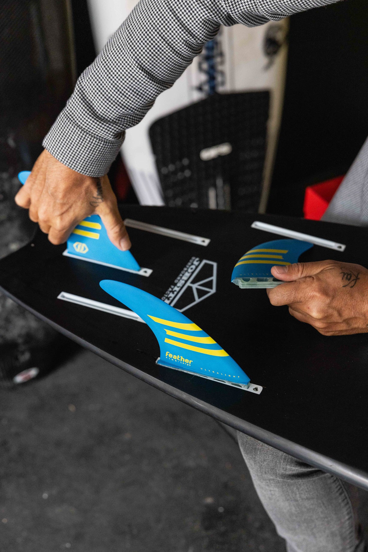 ULTRALIGHT EPOXY HC BLUE/YELLOW.