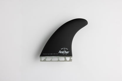 PERFORMANCE TWIN FIN CHARGER BLACK.