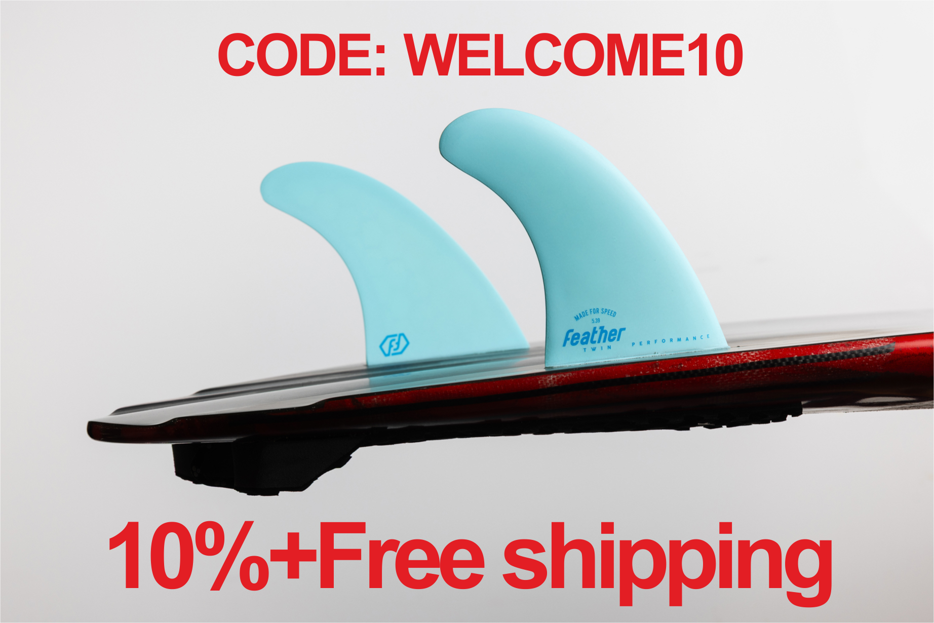 2026 PERFORMANCE TWIN FIN TURQUOISE