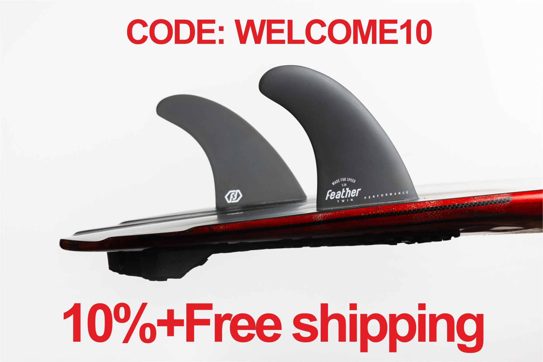 2026 PERFORMANCE TWIN FIN CHARGER BLACK