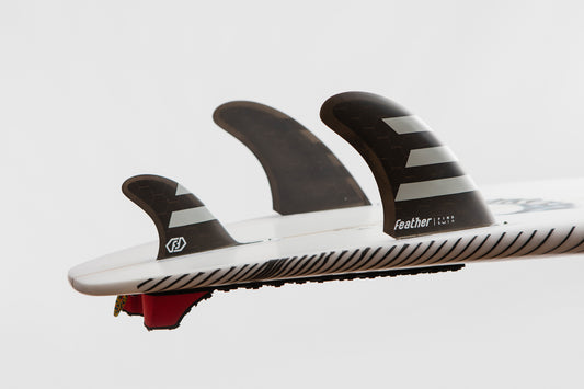 TWIN FIN HC WHITE STRIPES 2+1.