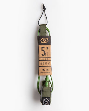 FF LEASH 5' - 5 mm ARMY GREEN