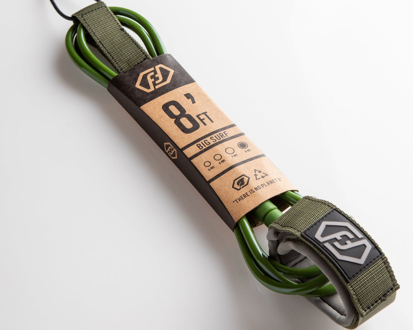 FF LEASH 8' - 8 mm ARMY GREEN