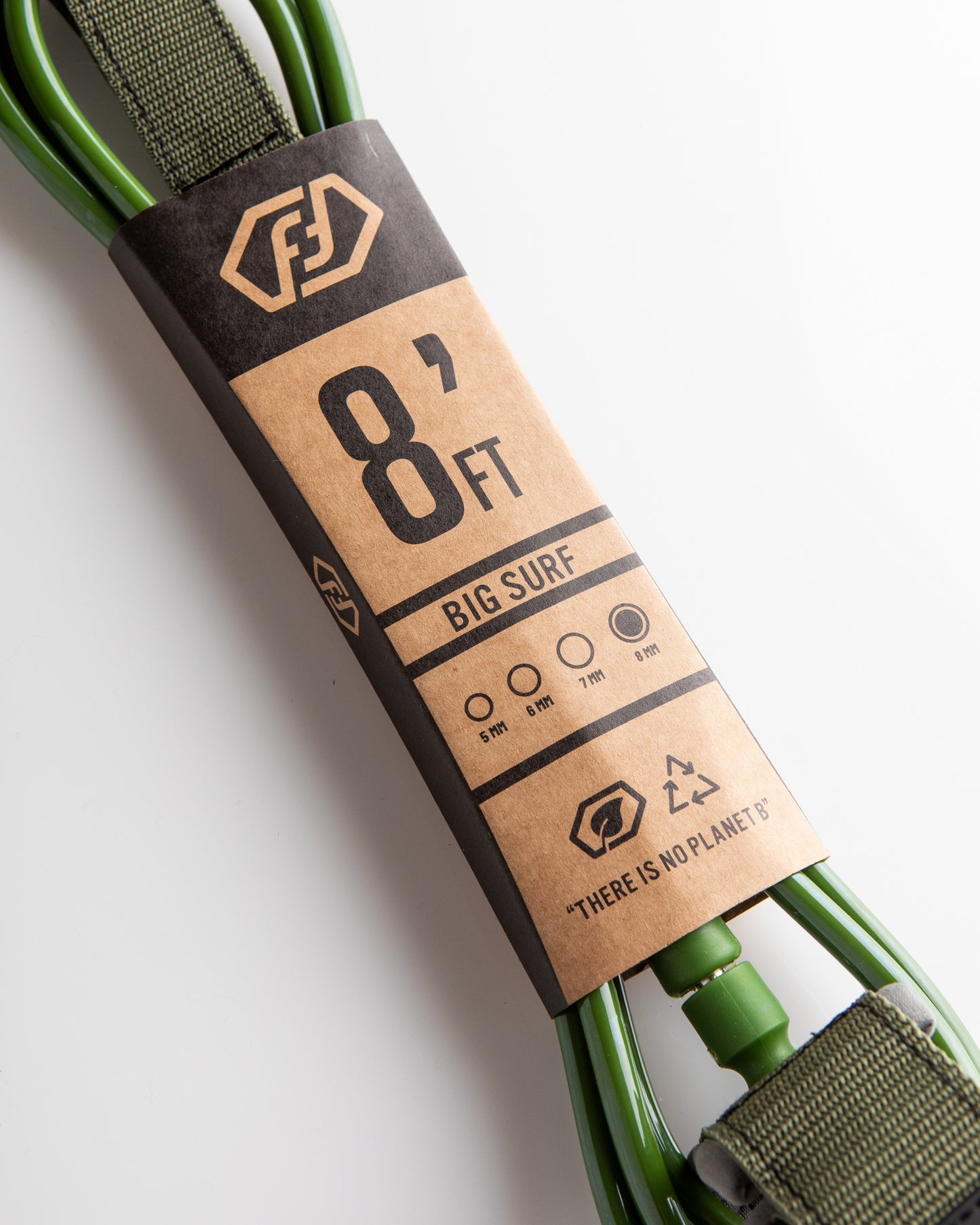 FF LEASH 8' - 8 mm ARMY GREEN