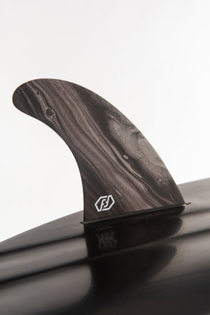 PERFORMANCE TWIN FIN BLACK. SINGLE TAB