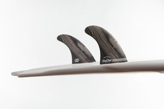 PERFORMANCE TWIN FIN BLACK.
