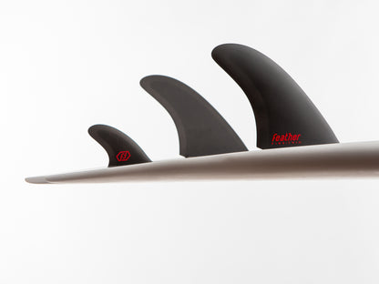 TWIN FIN BLACK AKILA  2+1.