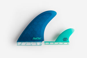 A.I. BLUE TWIN FIN 2+1. SINGLE TAB
